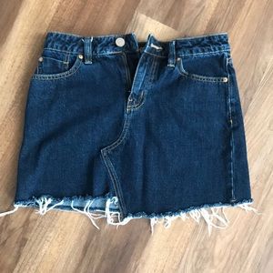 Urban Outfitters Blue Jean Mini Skirt!